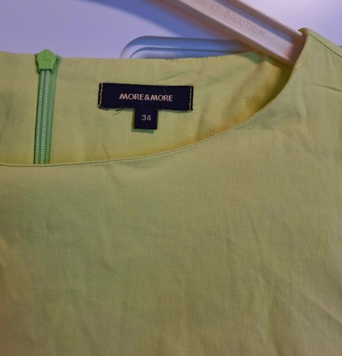 Kleid Sommer More & More apfelgrün Gr 34 sehr gut Sommerkleid - Bild 3 von 5