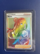 Nessa 196/185 Rainbow Holo Full Art Secret Rare Pokemon Vivid Voltage Card Mint☆ on eBay