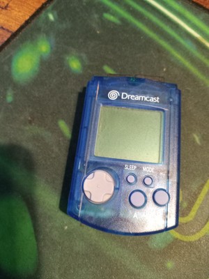 OEM Official Sega Dreamcast Blue VMU Visual Memory Unit Xbox 360 Hard Drive Tran