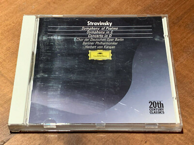 【超希少】Harmony of Peace II Stravinsky Stravinsky Symphony of Psalms KARAJAN DGG CD MINT PDO West