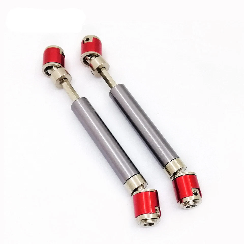 4Pcs Metal CVD Drive Shaft For 1/10 Axial D90 SCX10 90046 RC Crawler Car Parts - Image 3 of 4