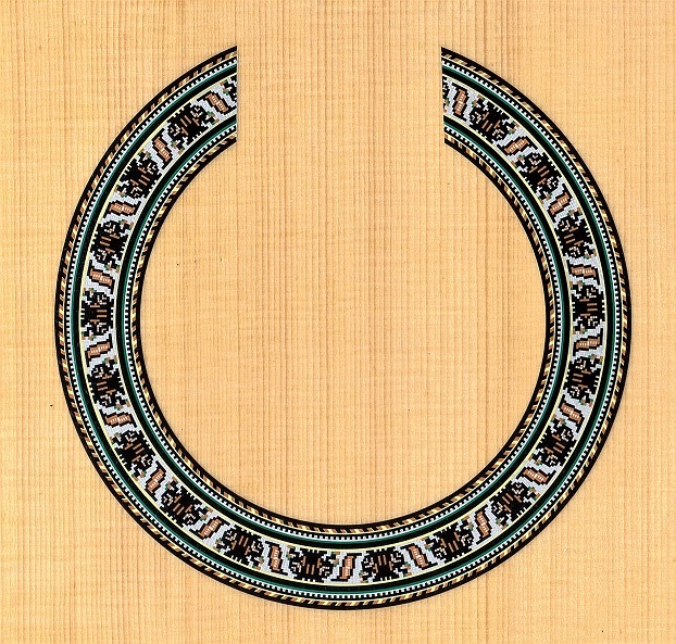 CLASSICAL,GUITAR ROSETTE,SOUND HOLE, WATERSLIDE DECAL/STICKER HB04 eBay