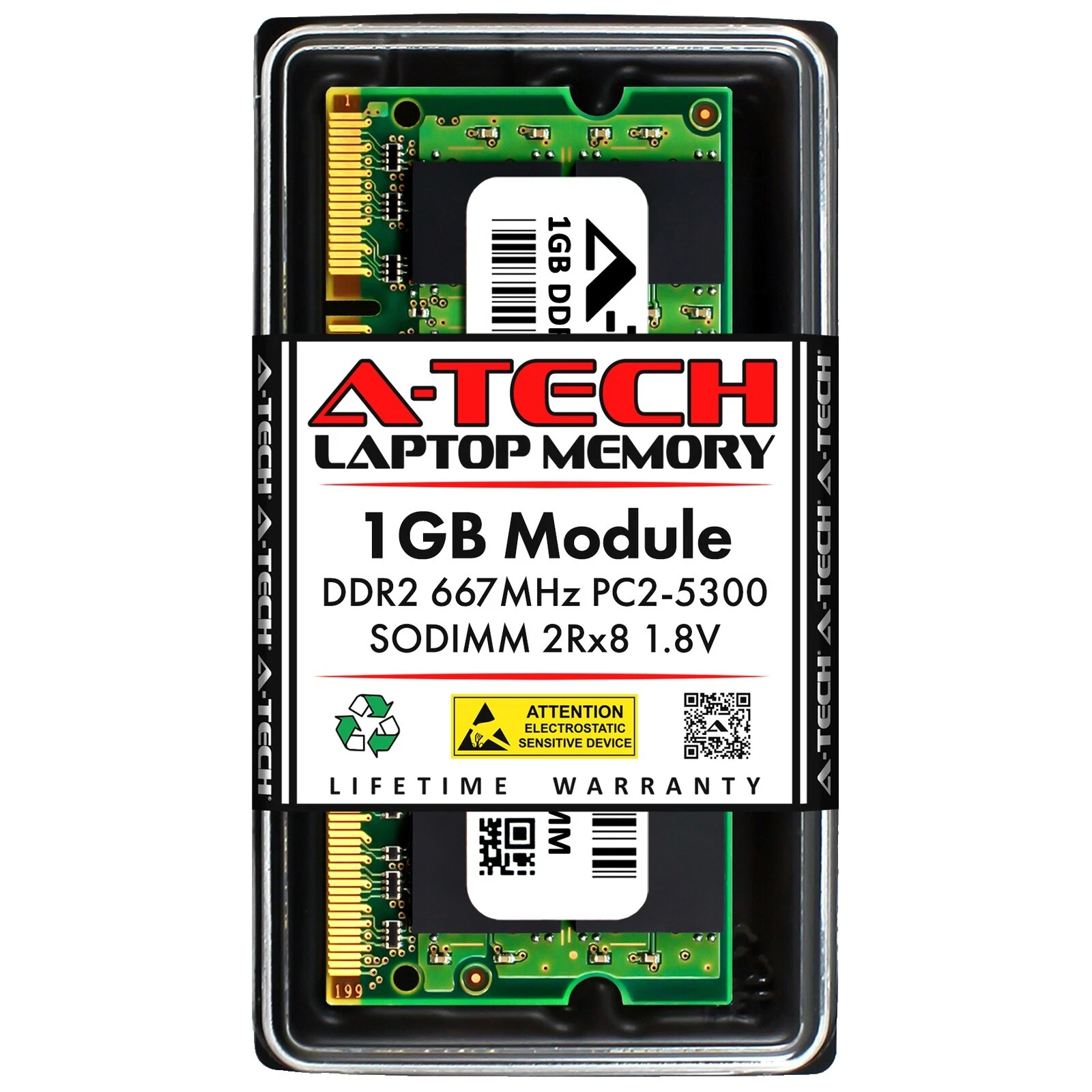 1 GB Capacity per Module DDR2 SDRAM Computer Memory (RAM) 1 Modules
