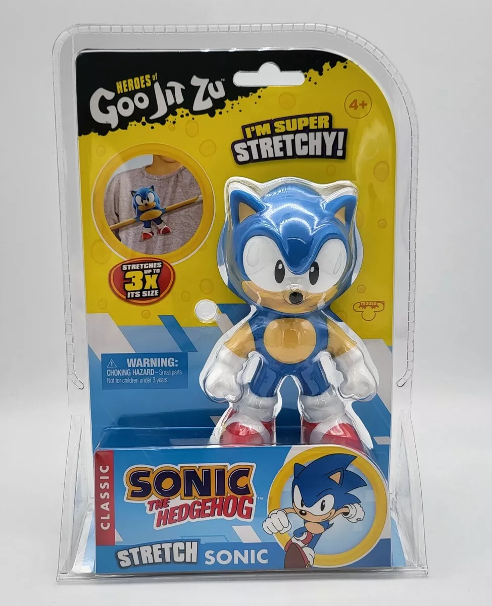 2022 Heroes at Goo Jit Zu - Sonic the Hedgehog - CLASSIC SONIC STRETCHY  FIGURE 630996413265