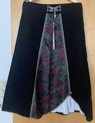 Alphorn Trachtenrock Leinen Gr. 42 Neu