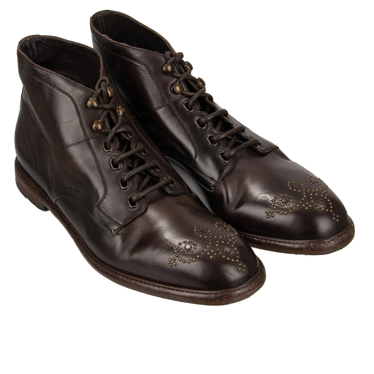 Studded leather best sale shoes
