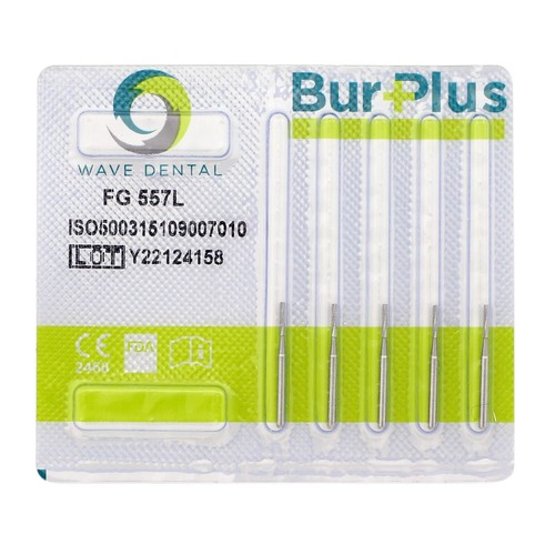 Wave Dental Tungsten Carbide Bur Burr High Speed Friction Grip FG 557 557L 558 - Picture 43 of 54