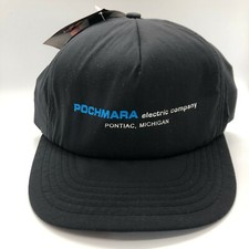 Pochmara Electric Company Pontiac Michigan Made in USA Snapback Black