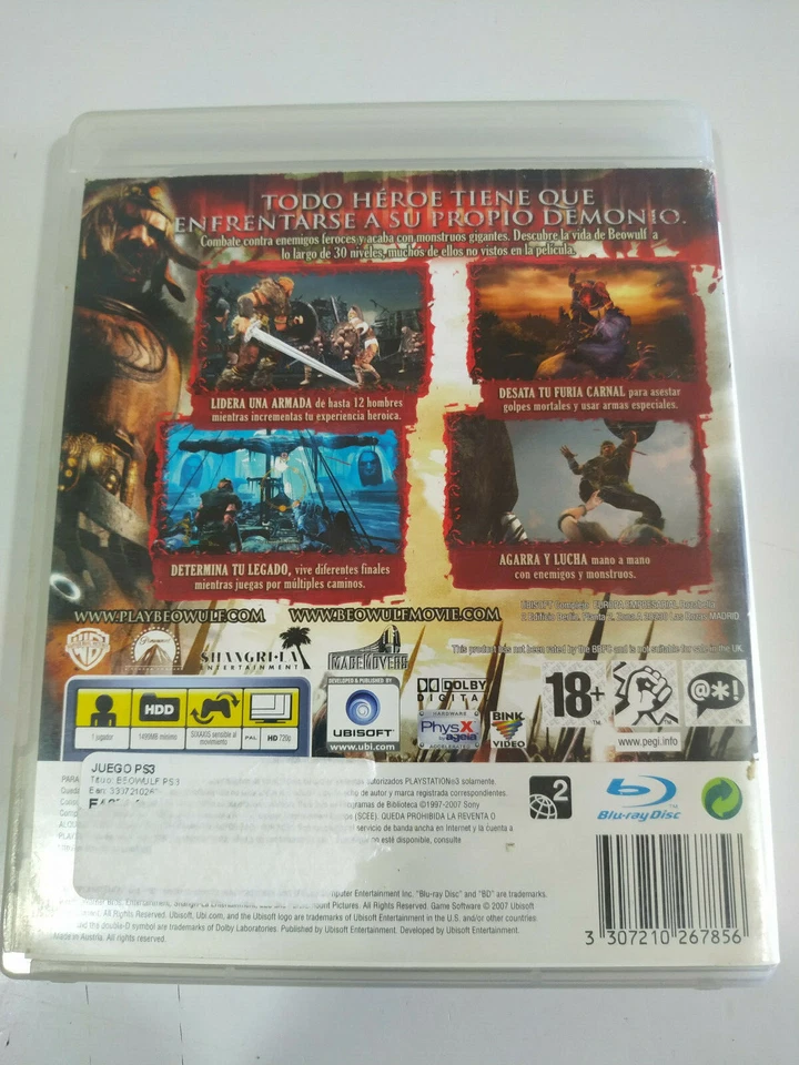 JUEGO PS3 BEOWULF PS3 20026210, foto 2 de 4