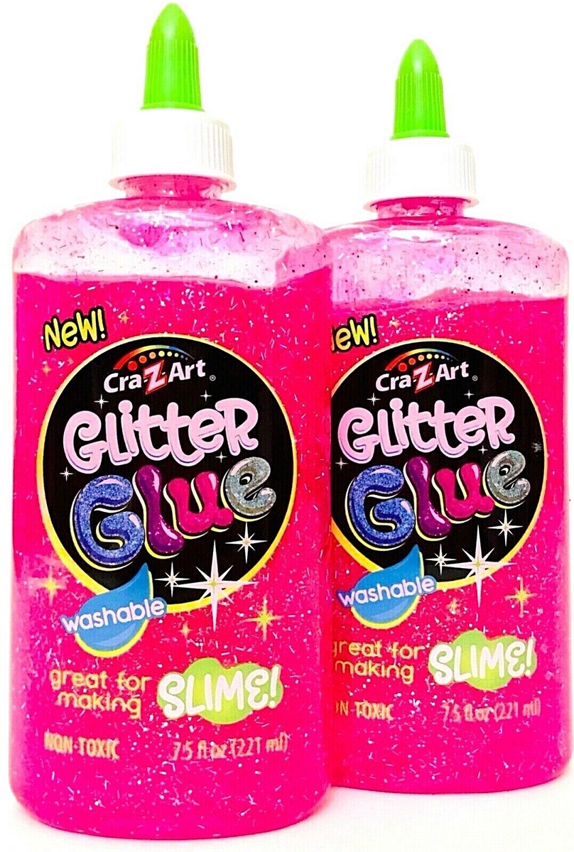 Bottles Cra-Z-Art Washable Glitter Glue Great For Making