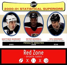 2001-02 Upper Deck Vintage - #266 Barnaby/Worrell/Grimson NM Set Break.