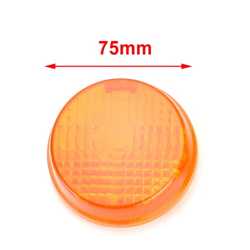 Turn Signal Light Lenses Cover For Honda Shadow Spirit VT750 Vulcan VN Amber B2 - Picture 2 of 12