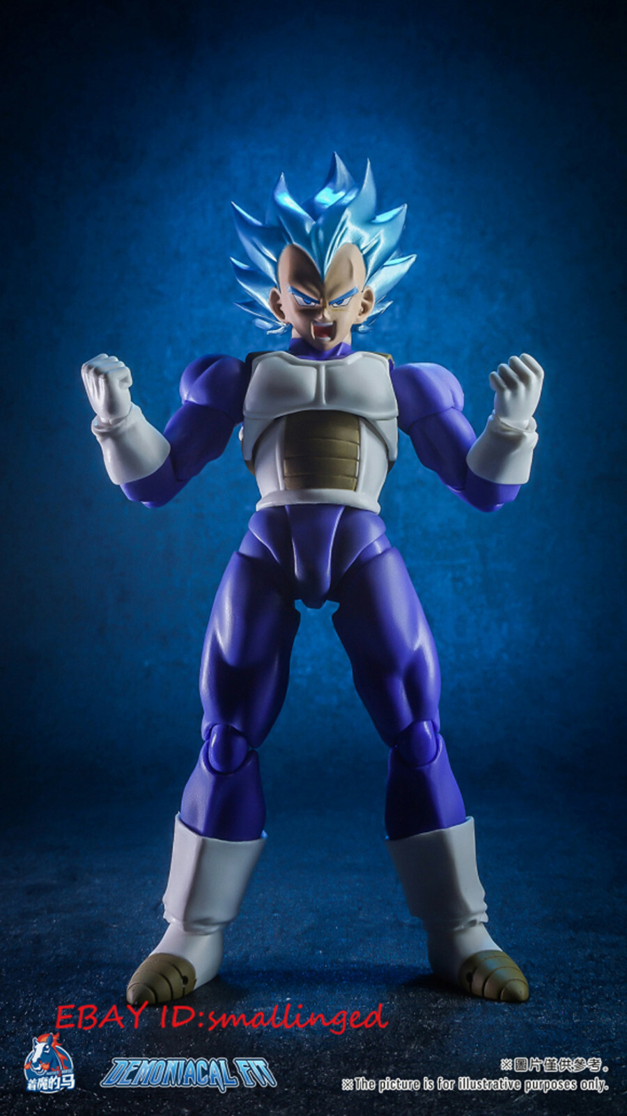 Demoniacal Fit Dragon Ball Super SH Figuarts Translucent SS BLUE