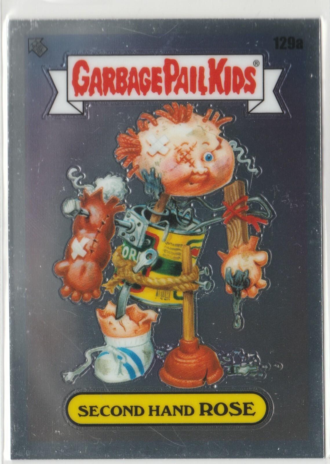 Vintage Garbage Pail Kids GPK 2021 Chrome Series 4 CS4 Second Hand Rose #129a