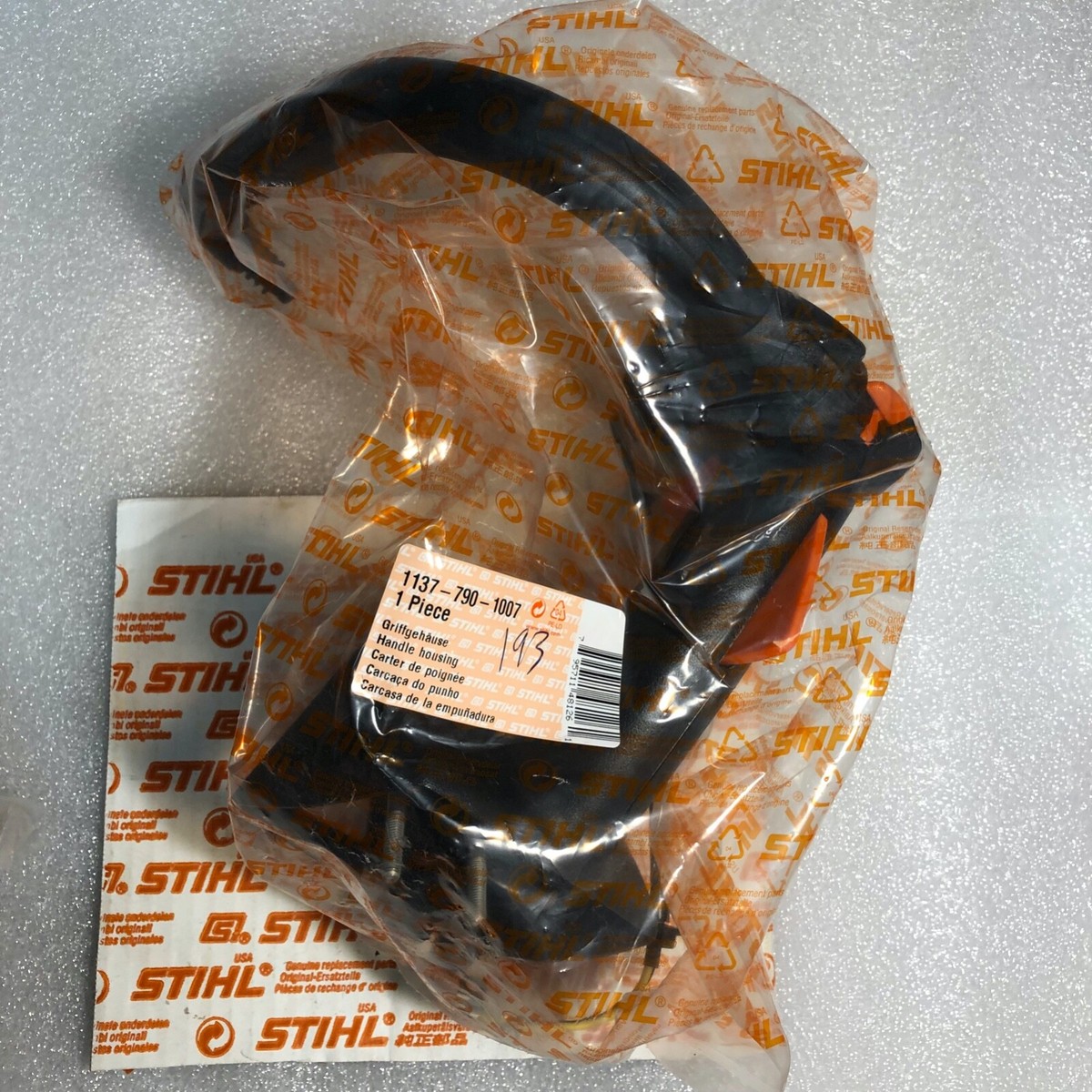 Stihl ms193t ms193tc Handle 1137 790 1007 OEM | eBay