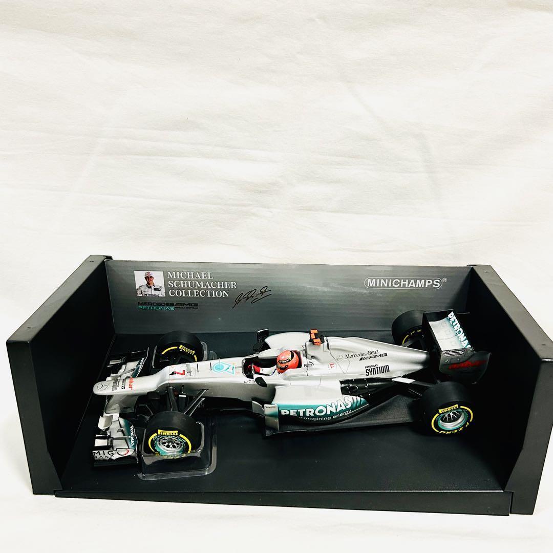 PMA - ﾐﾆﾁｬﾝﾌﾟｽ ﾒﾙｾﾃﾞｽAMG W03 M.ｼｭｰﾏｯﾊ MINICHAMPS 1/18 MERCEDES AMG PETRONAS F1 TEAM W03 M