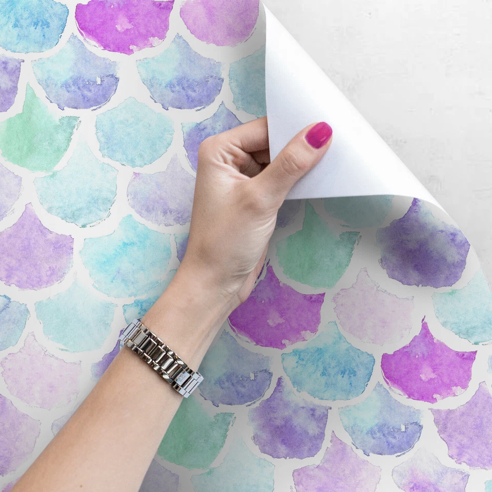 Акварель гребешок съемные обои простой стены настенная роспись минималистский декор - Изображение 3 из 4