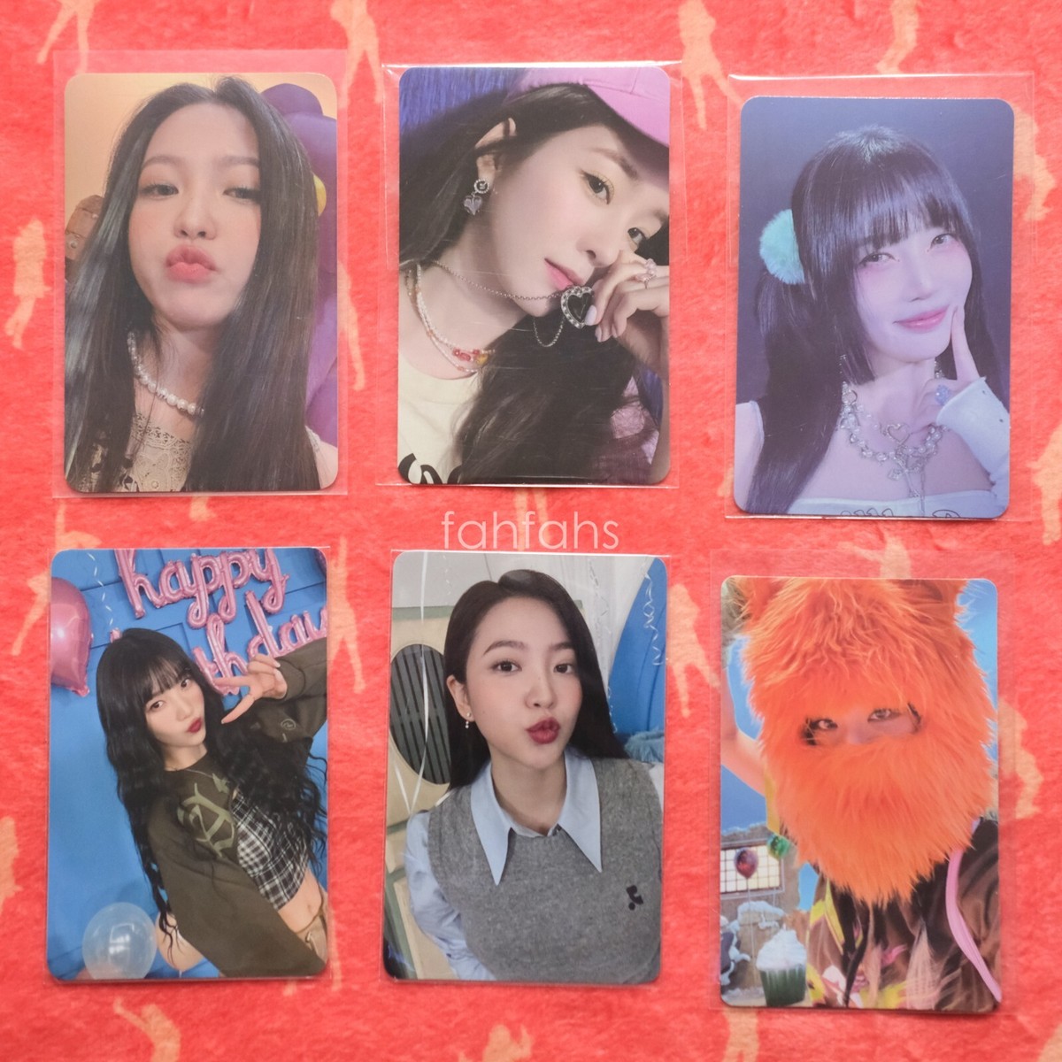 RED VELVET Birthday POB Photocard Irene Seulgi Joy Yeri