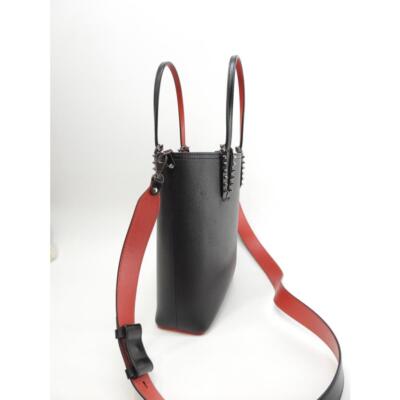 ショルダーバッグ・ポシェット CABATA LEATHER SHOULDER BAG WITH STUDS Christian Louboutin Kabata Tote Bag NS Studded Leather Black
