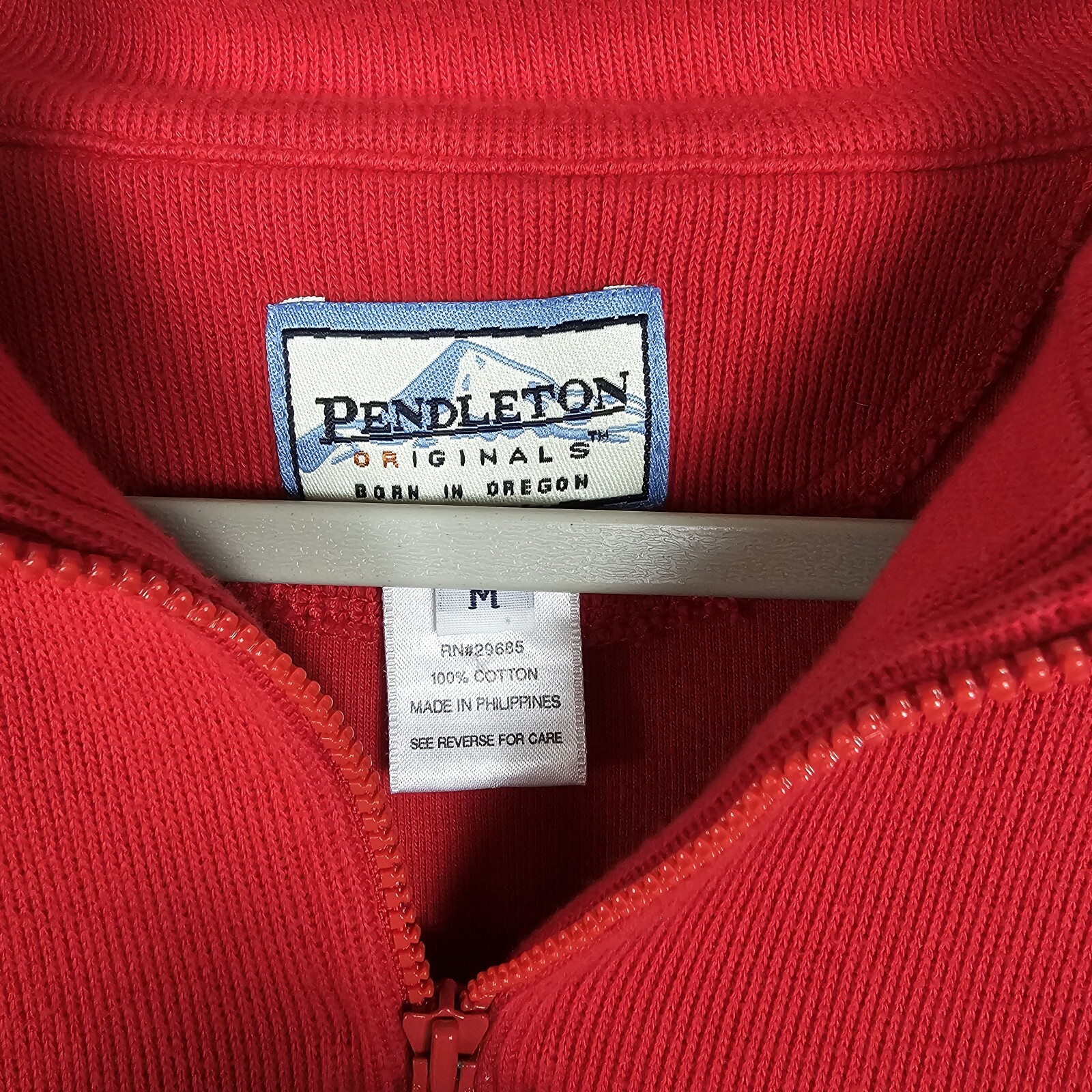 Pendleton Pullover Men's Size Medium Red Long Sle… - image 4