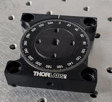 thorlabs 2" RP01 rotary platform $109.20 list newport optical table kinematic