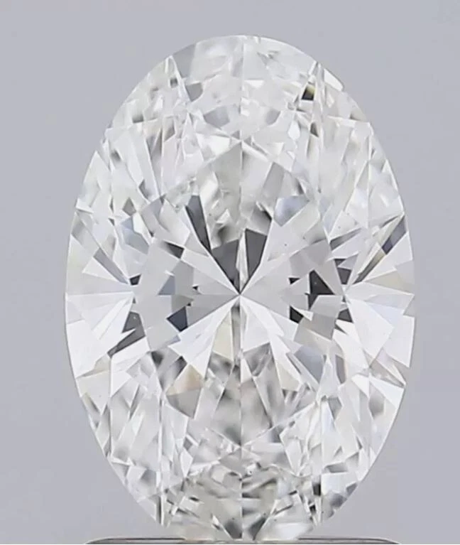 4 x 5 mm Loose CVD Diamond 1.40 Ct Lab-Grown Oval Cut 4 Pcs Lot Certified - Image 2 of 4