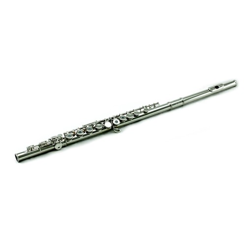 Sky Nickel Plated C Open Hole Flute w Case, Stand, Cleaning Rod, Cloth and More - Picture 2 of 5
