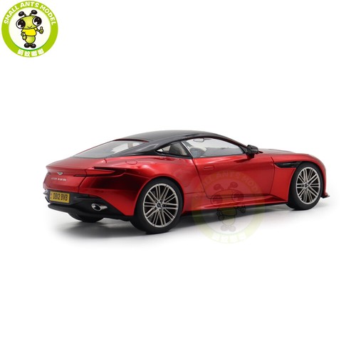 1/18 Aston Martin DB12 DB 12 Red Black Top Diecast Model Toy Car - 第 5/17 張圖片