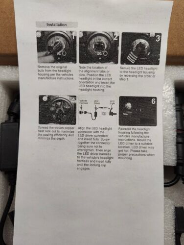 A pair Putco 270H13 Nite-Lux Fanless H13 Dual Filament LED Headlight Bulbs - Picture 3 of 6
