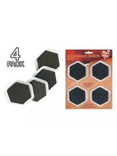 4 X Hexagonal Heavy Duty Furniture FRIDGE Sliders Slide mover MOVING Move Easily