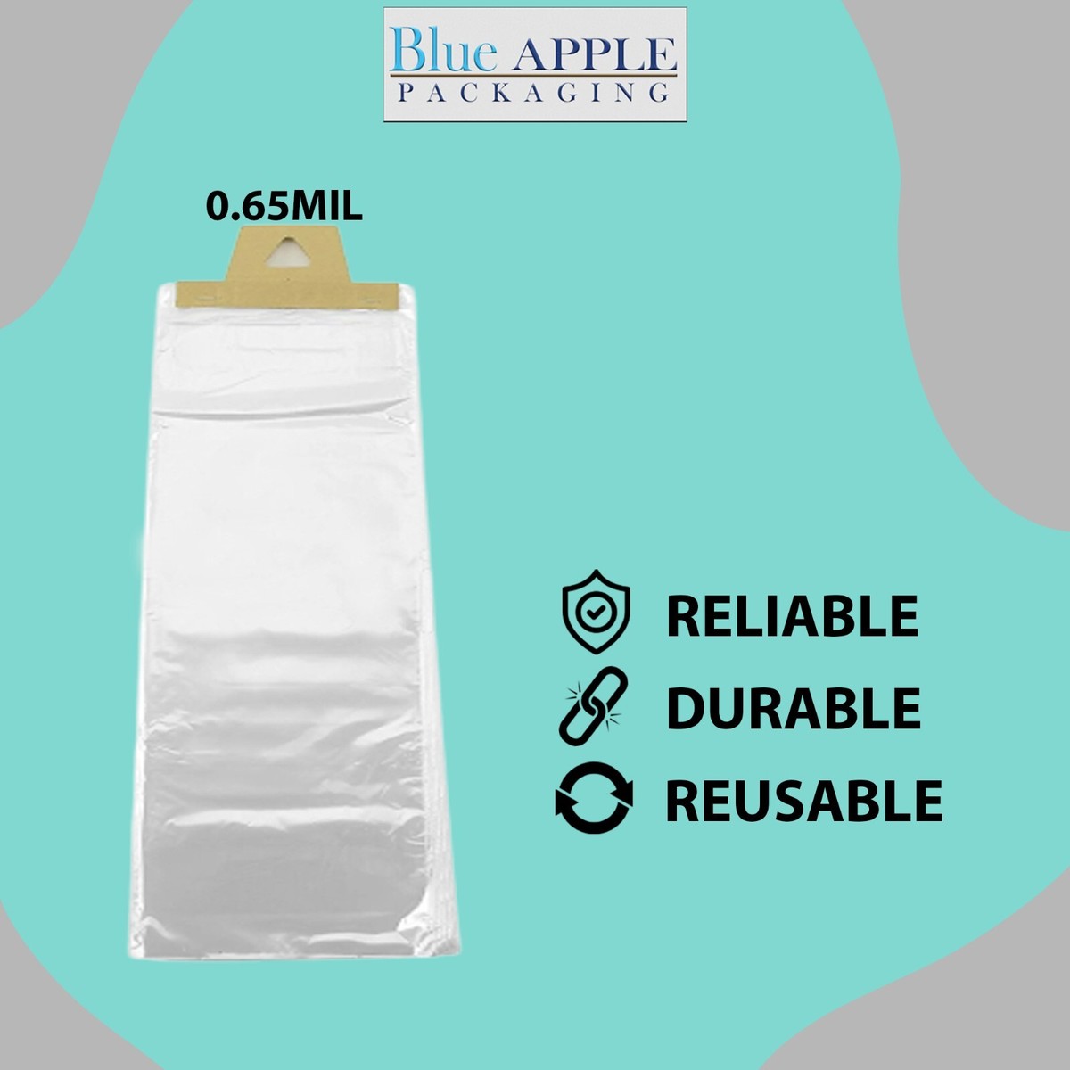 Clear Newspaper Bags - 0.65 mil - Heavy Duty Clear Plastic