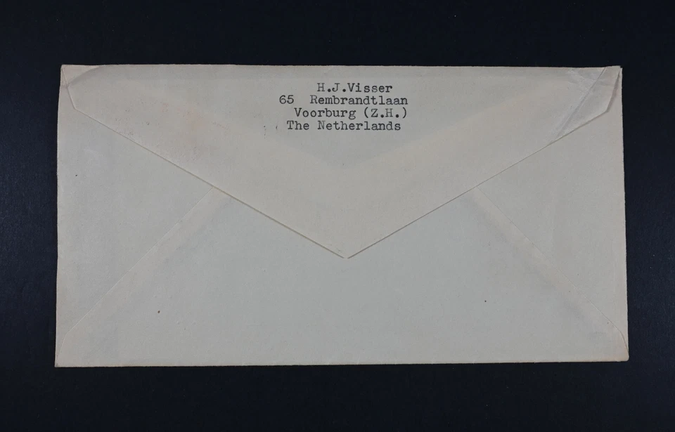 1951 FDC Netherlands Michel #B224-B228 VF Cover Used Stamps Cat $250 Euro's - Image 2 of 2