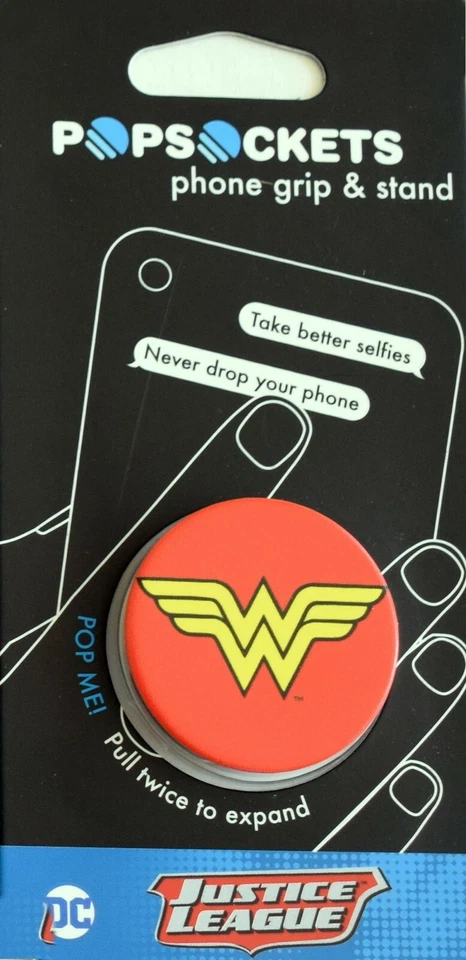 Official Marvel DC Phone Pop Socket Spiderman Iron Man Wonder Woman Batman - Image 4 of 4