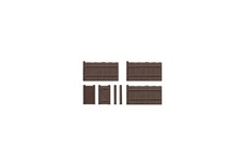 Wills SS41 OO Gauge Feather Edge Board Fencing Plastic Kit