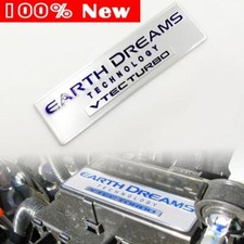 Aluminum Eearth Dreams Technology Vtec Turbo Rear Trunk Emblem Badge Nameplate