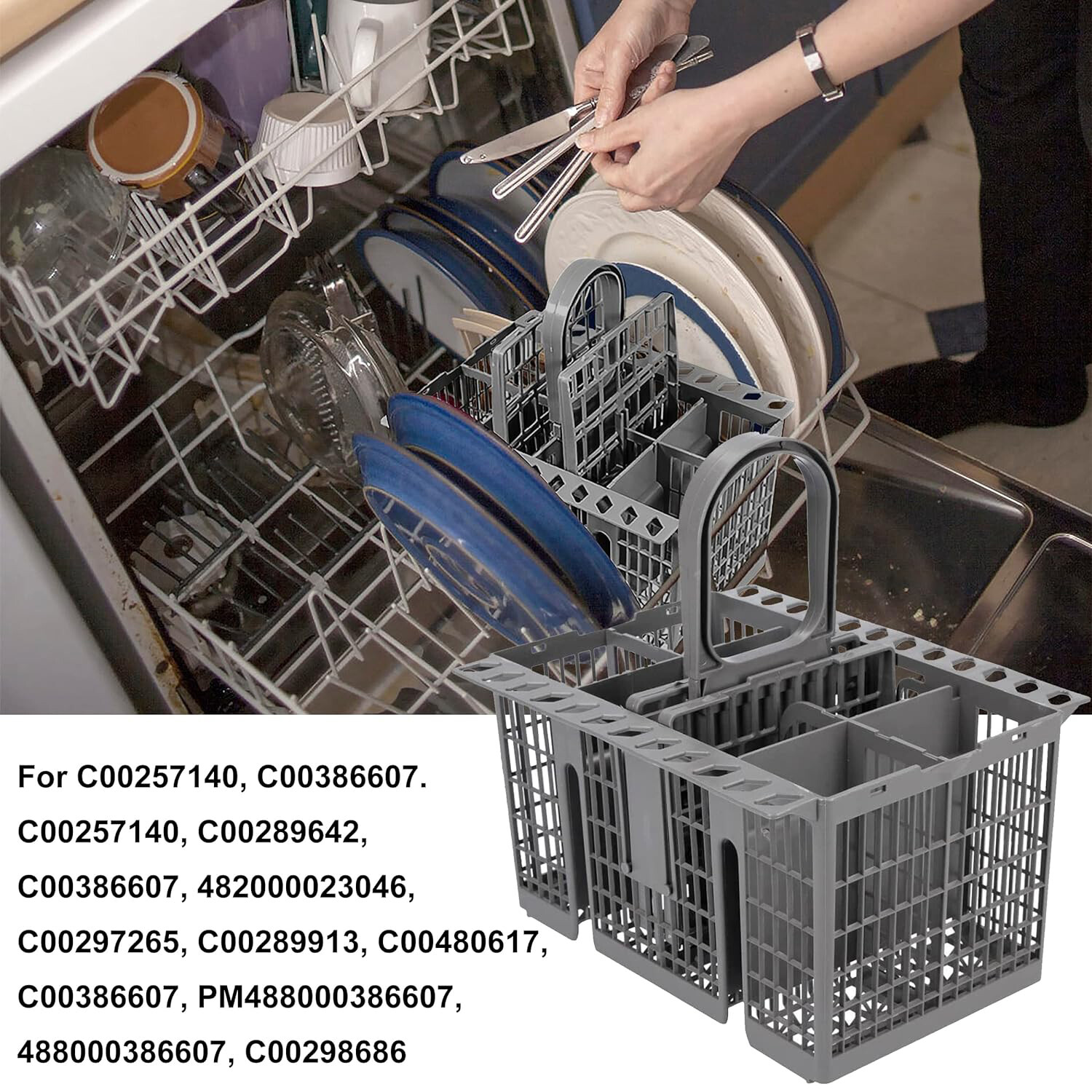 Premium Quality Dishwasher Cutlery Basket Tray For Hotpoint Indesit