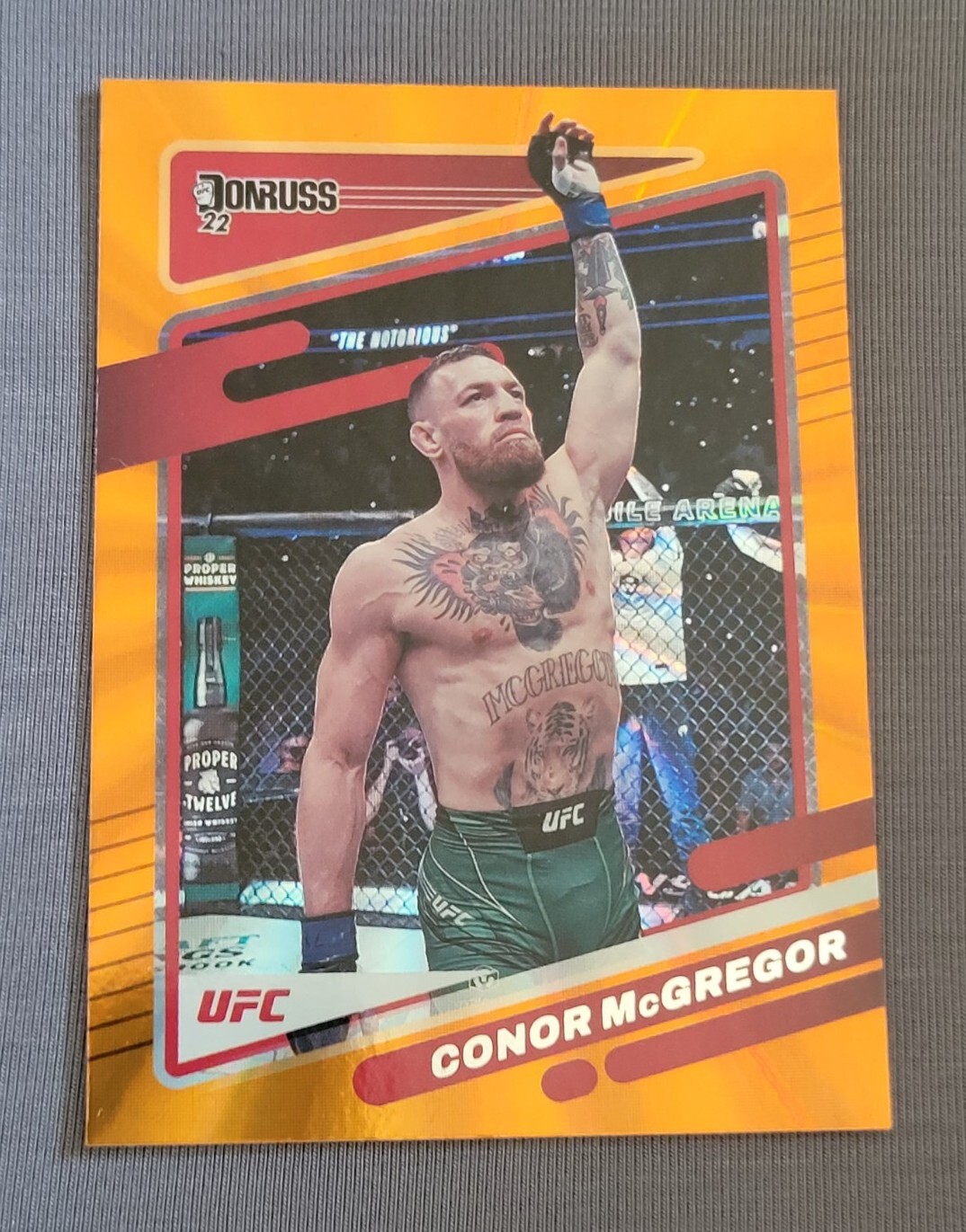 2022 Donruss UFC Holo Orange Laser #27 Conor McGregor