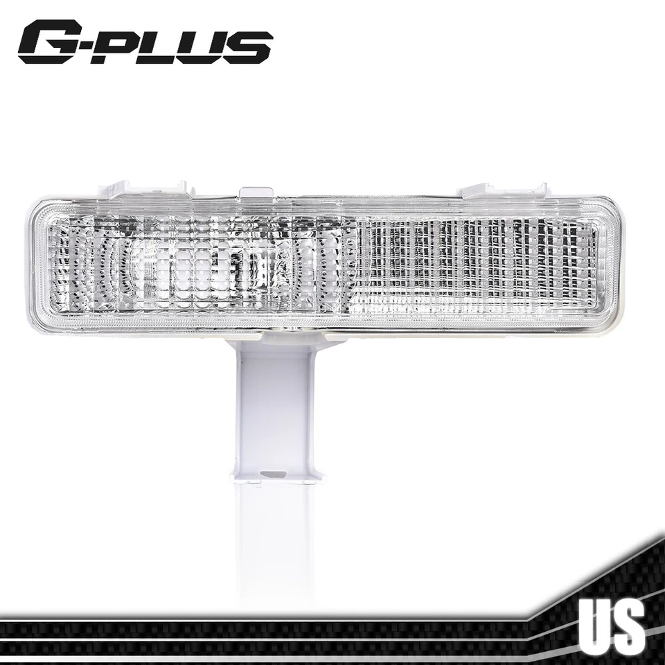 Luz de señal de giro transparente izquierda+derecha para parachoques Chevrolet Caprice 1980-1990 Foto 2 de 4