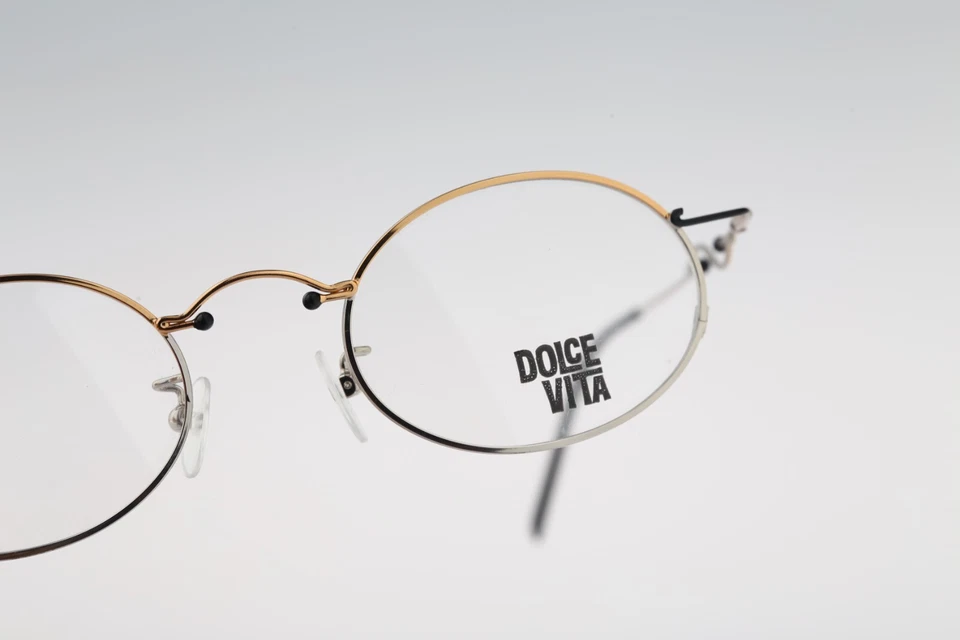 Dolce Vita de Casanova DV 37 04, monturas de gafas pequeñas ovaladas vintage años 90 nuevas de stock Foto 4 de 4