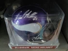 Jared Allen Minnesota Vikings Signed Riddell Mini Football Helmet BAS w/ Case
