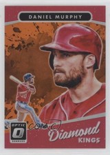 2017 Panini Donruss Optic Diamond Kings Orange Prizm /199 Daniel Murphy #30 uk2