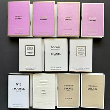 Chanel Perfume Collection For Women Sample Vials Spray 11pc Set