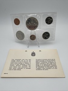 カナダミントセット　1965年 1965年発行 カナダ銀貨貨幣6枚セット 銀貨 外国コイン ミント