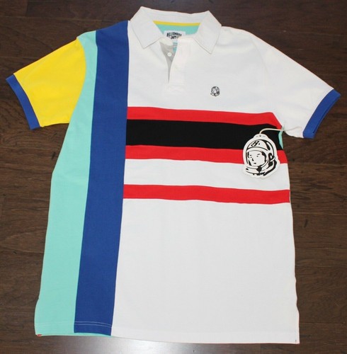 NWOT Billionaire Boys Club Polo Shirt LARGE Color Block Astronaut BBC