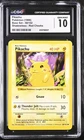 CGC 10 GEM MINT Pikachu 58/102 Shadowless Red Cheeks Base Set Pokemon Card