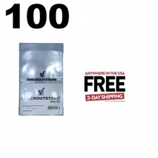 100 CheckOutStore Crystal Clear Current Age Thick Comic Book Bags 1-3 DAYS