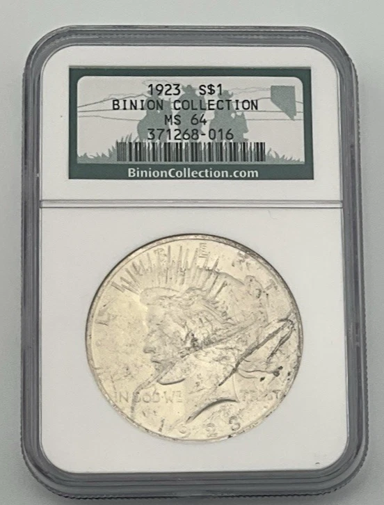 1923年 アメリカ ピースダラー 銀貨 NGC MS64 アンティーク 1923 アメリカ ピースダラー 銀貨 NGC MS64 アンティーク 古銭 1923