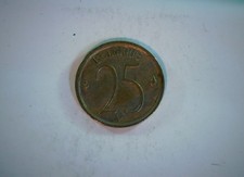 Belgium 1969 25 Centimes Belgium 25 Centimes (monogram type) Coin