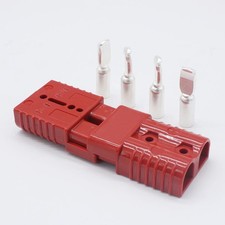 2x 175a 600v Battery Quick Connect Disconnect 10 Awg Plug Winch Connectors Red 2x 175a 600v Battery Quick Connect Disconnect 10 Awg Plug Winch Connectors Red