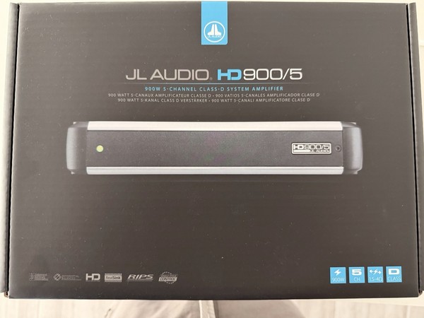 Amplificador de Sistema JL Audio Clase D - HD900/5 - Totalmente Nuevo Garantía Completa